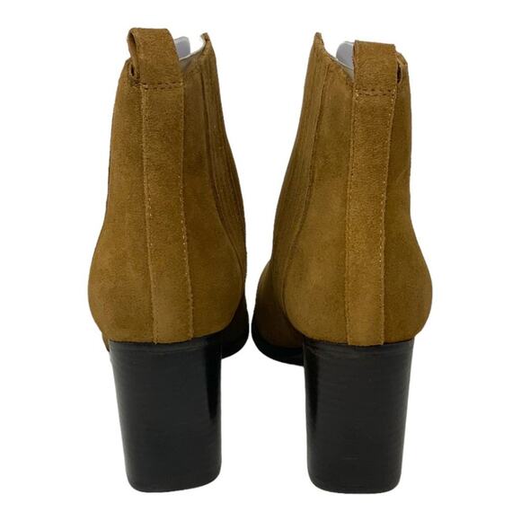 Marc Fisher Maree Brown Suede Block Heel Bootie Size 8 NWT $169 MSRP - Picture 5 of 6